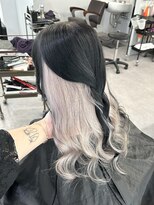 シェイロ(Cielro)&nbsp;【黒×白カラー/アンブレラカラーこなれミディ】SAKI