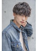 【小久保style】ベリーショートニュアンスパーマグレーベージュ