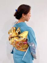 ジラ ヘアアンドメイク(girra HAIR&MAKE) 訪問着着付けヘアセット