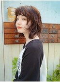 ウルフパーマ/内巻パーマ/外国人風パーマ/くせ毛風パーマ