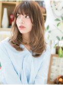 透けバング流れるレイヤー小顔抜け感ヘアc6戸頭20代30代40代