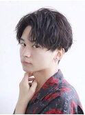 【ツイスパ】ショートセンターパート