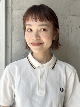 バロンフェム(baLon.fem) 【stylistさわだ】ミニボブスタイル