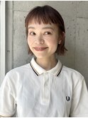 【stylistさわだ】ミニボブスタイル