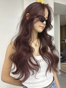 バベル アット フルリール 甲子園口(BABEL at fleurir) ラベンダーとピンクで艶と透明感カラー