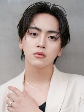 MEN'S HAIR BLEACHi 北18条店【12月5日オープン（予定）】 《BLEACHi》韓国センターパート【numberA.×BLEACHi】シャイン