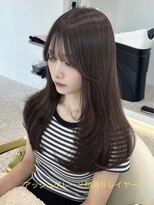 ラヴィ(Lavie)&nbsp;韓国ヘアーハッシュカットレイヤーカットハイライトカラー