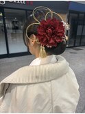 成人式　ヘアセット　フルアップ