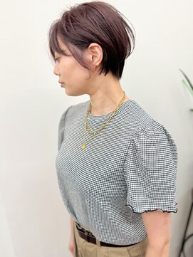 モリオ(morio) ショートカットふんわりショート丸みショート秋冬暖色カラー