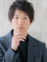 グルーミングサロン バーバー キャッスル 北浦和西口(Grooming salon Barber Castle)&nbsp;20代30代ダークアッシュくせ毛風ビジカジ就活ショートa1北浦和