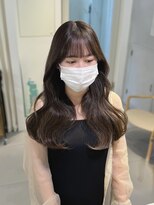 ハイル(Heil) ラベンダーグレージュ/韓国風/顔周り/シースルー