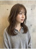 韓国風レイヤーカット/前髪カット
