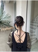 結婚式お呼ばれヘアセット
