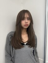 エノウ(enow)&nbsp;ロングレイヤー ロングヘア 顔周りカット