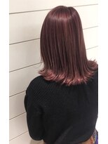 ネオリーブ アンド 渋谷店(Neolive &)&nbsp;【Neolive & 渋谷店】透明感のあるベリーピンク☆ミディー