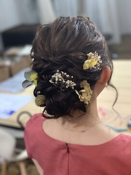 シム テンジン(hair & beaty SIM tenjin) お呼ばれヘアセット♪