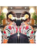 卒業式ヘアセット×袴