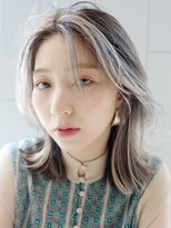 レイヤーカット_ハイライトカラーセミウェットウェーブ_58049