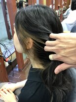 アリエス美容室南富山店&nbsp;30代40代50代/ケアブリーチ＋インナーカラー