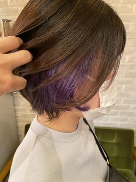 ネオリーブ コパン 鶴見店(Neolive copain) パープルも人気！イヤリングカラー