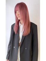 サン 鎌倉長谷(3.)&nbsp;ピンクカラー　ハイトーンカラー　ケアブリーチ