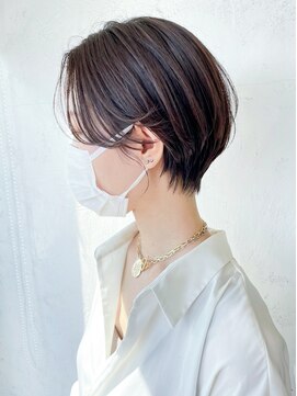 アルバム 渋谷パルコ(ALBUM) ハンサムショート_グレージュカラーボブウルフ_ba354152