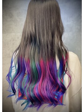 キャラ シャローネ 池袋(Chara Chalone) 資生堂カラーミューズ/グラデーションカラー/ロングヘア/池袋