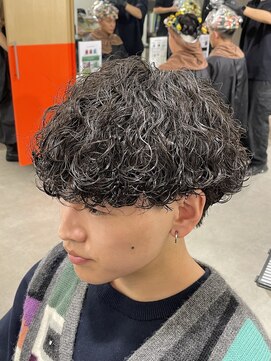 フィフス(fifth) 【fifth】波巻きプードルパーマメンズマッシュスパイラルパーマ