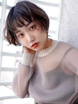 ラフィスヘアー クロム 大宮店(La fith hair chrome) 【La fith】マッシュショート×ビターショコラ