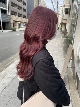 マーシュ 梅田(marshu) こってりピンクブラウン°○