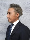 メンズショートパーマスタイル<理容室><MEN'S/中野/バーバー>