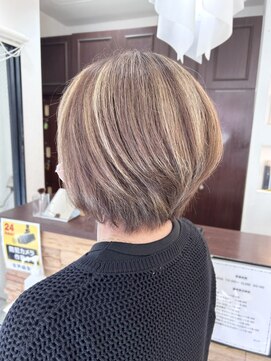 インパークス 新越谷店(INPARKS) 白髪ぼかしハイライトカラー