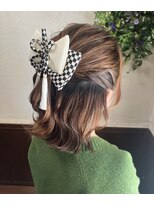 ヘアーズ ラブリージョブリー(hair's Lovely Jubbly) 【前田】ハーフアップ