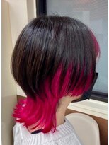 マティーナ ヘアー 池袋(Matina hair)&nbsp;【ウルフカット/ビビット/ピンク/インナー】20代30代40代50代