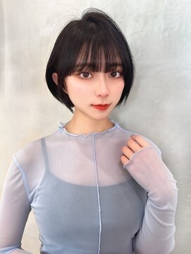 ロンドローズ 名古屋(Lond damaskRose) ブリーチ 学割 オリーブベージュ レイヤーカット リタッチ75＊