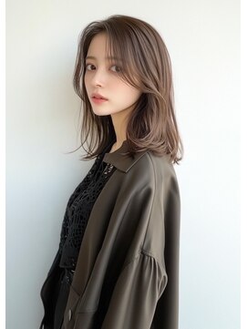 ライズ ネックス ザ サロン 渋谷(LIZE nex the salon) シースルーくびれミディ［＃渋谷駅＃韓国＃髪質改善］