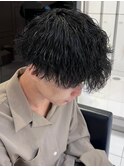 波巻きスパイラルパーマ/メンズパーマ