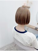 ミニボブシルバーベージュ/ダブルカラー/SHEERalun新小岩店