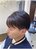 大人ツーブロック