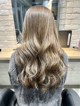 エイト 沖縄豊崎店(EIGHT toyosaki) 【EIGHT 豊崎】お客様スタイル_くすみミルクティー