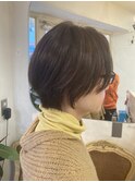 耳かけシンプルショート伸ばしかけ前髪も美シルエットに下北沢