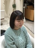 成人式後ばっさりカット&トーンダウン