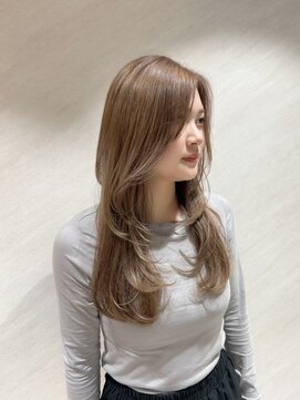 アドア 横浜(ADORE) 【ADORE横浜】レイヤー×柔らかミルクティーベージュ