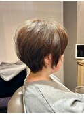 美シルエット◎襟足すっきり春ショート【カミケンガレリア】