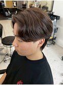 横浜ニュアンスパーマ毛流れセンターパートフェザーパーマ40代