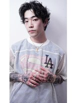 アッドバイケーツー 心斎橋(add by k-two Men's)&nbsp;無造作パーマ/メンズカット/黒髪