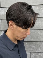 ヒュイル バイ ニアウ(Hwyl by Niau) メンズマッシュセンターパートスパイラルパーマニュアンスパーマ