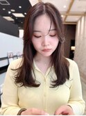 セミロング*レイヤーカット*フェイスレイヤー*顔周り*髪質改善
