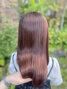 美容室 ルチア ハワイ(Luccica HAWAII) 【luccicaＨＡＷＡＩＩ/森麻乃】オレンジレッド