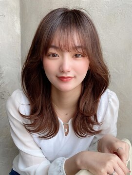 ラルユー 金山(LallYou) 2wayバングでイメチェン顔まわりレイヤーのくびれヘアが人気